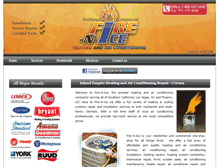 Tablet Screenshot of firenicehvac.net